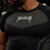 t shirt de sport, vêtements de sport réglables pour hommes, haute élasticité, séchage rapide, vêtements de fitness, t shirt de sport à manches courtes pour entraîneur