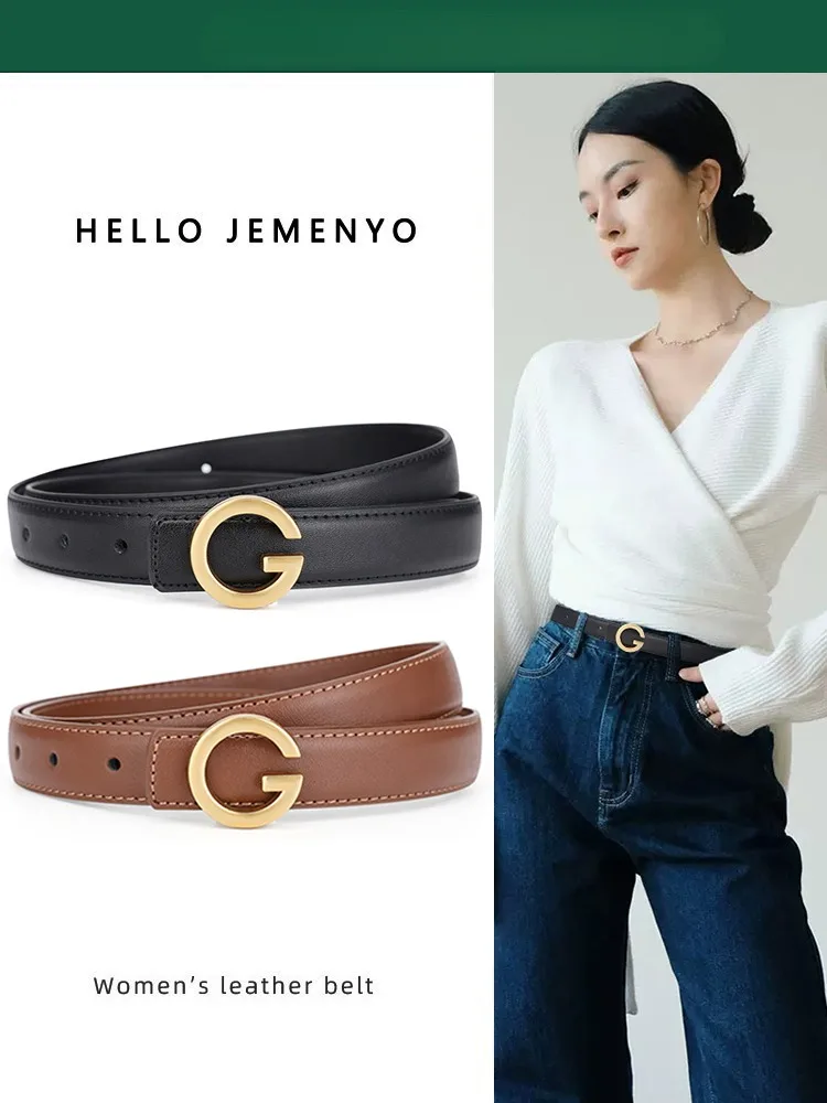 Ceinture élégante pour femmes, marque de luxe de haute qualité, jean de styliste, ceinture habillée pour femmes