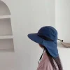 casquettes d'été à large bord, protection du cou, chapeaux seau unisexes, visière extérieure, séchage rapide, protection solaire panama attachée, chapeau de pêche et de randonnée