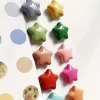 aimants de réfrigérateur 10 étoiles matériau plastique, mini aimant de réfrigérateur mignon pour la décoration de la maison, dossier de messages photo