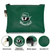 pochette de golf décontractée mode pochette brodée pu étanche grande capacité enveloppe pochette accessoires de golf motif diable