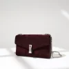 petit sac carré en cuir véritable pour femme, design à rabat, simple et polyvalent, sac initié en cuir de vachette commpiedmont, equihandbags