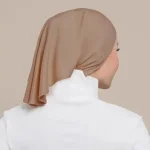 Sous-écharpe tube en chanvre cristal pour femme, hijab intérieur musulman, casquettes élastiques, chapeau astronomique, petite écharpe, 42x20cm, haute commande