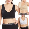 grand soutien gorge de sport monocouche sans coussinet pour femmes, haut de yoga, course à pied, fitness, respirant, sans couture, bralette d'entraînement