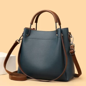Sac à main en cuir PU pour femmes, fourre-tout, sac à bandoulière, sac à la mode, poignée supérieure élégante, couleur noir marron, sac quotidien polyvalent