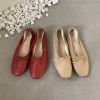bailamos 2025 printemps chaussures plates ballerine femmes marque de mode bout carré plat ballet chaussure femme décontracté sans lacet mocassins zapato
