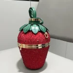 Sac à main de soirée de luxe, pochette de designer, sacs à bandoulière, sac seau d&rsquo;hectare, forme mignonne, sac de banquet