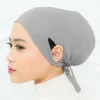 foulard de tête sous capuchon avec trou d'oreille hijabs pour femmes cravate élastique hijab femmes hijab casquettes de couverture bandana islamique sous écharpe filles