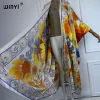 winyi cardigan kimono imprimé bohème pour femme, tenues de plage maxi Élégantes et sexy, robes caftan, cover up, vêtements africains, abaya
