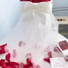 voile photo court et simple pour femmes, élégant, bord en dentelle, tulle avec peigne, nouvelle collection