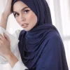 grande taille femmes musulmanes hijabs jersey coton hijab écharpe pour femmes châles solides bandeau pour femmes bandeau ramadan turban femme