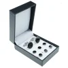 ensemble de boutons de manchettes et clous pour hommes, pour chemises de smoking, business, fête de mariage, accessoires classiques, pinces à col, cadeau