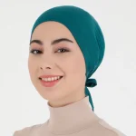 Casquette Hijab intérieure musulmane sans Silp, respirante pour femmes, sous-capuchons, Jersey de coton élastique, bonnet sous-shampooing