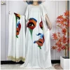 Abaya adt-Robe maxi en coton doux pour femme, manches courtes, motif africain Dashiki, imprimé, élégant, islam, grande écharpe, nouveau, 2021