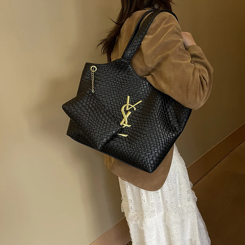 sac à bandoulière en cuir pour femmes, fourre tout classique élégant, sac à main de luxe de styliste à la mode pour un usage quotidien