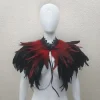 Y2K-Écharpe de Luxe pour Femme, Cosplay, Cape d&rsquo;Halloween, Paréos, Châle, Punk