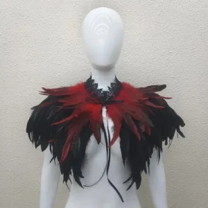Y2K-Écharpe de Luxe pour Femme, Cosplay, Cape d&rsquo;Halloween, Paréos, Châle, Punk