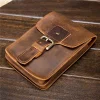 sac de taille, ceinture en cuir pour hommes, bandoulière, mini boîte de téléphone multifonctionnelle pour hommes, portefeuille et portefeuille, sac pour cartes de monnaie d'extérieur