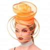 voile maille fascinator thé chapeau élégant femmes derby fête casque course événement casque avec bandeau mariée mariage chapeau casquette