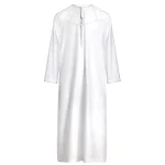 Jubba Thobe arabe pour hommes, dubaï Omani, pompon en Polyester saoudien, caftan traditionnel, vêtements de prière musulmans amples, Djellaba islamique