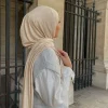 polyesterjersey hijabs écharpe pour femmes musulmanes châle extensible facile hijabs modal hijab foulards foulard femme africaine turban