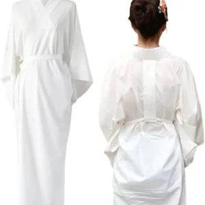 Robe Kimono japonaise traditionnelle pour femmes, sous-vêtements Yukata, longue féejuban, manches 3/4
