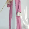 eid musulman abaya pour les femmes broderie cardigan robes abayas ramadan marocain dubaï jalabiya caftan robes arabe longue robe 2025
