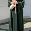 abayas femmes robe islamique maroc caftan robes largos saoudien arabe longue robe eid robes de soirée musulmanes ramadan dubaï jalabiya