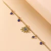 collier élégant en cristal mauvais œil pour femmes et filles, bijoux cadeaux de fête, festival