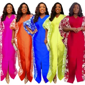 Abayas pour femmes dubaï africain musulman Robe de mode Caftan Marocain robes de soirée Satin Boubou Robe Djellaba Femme 2025 Abayas pour femmes dubaï africain musulman Robe de mode Caftan Marocain robes de soirée Satin Boubou Robe Djellaba Femme 2025