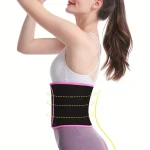 Ceinture de Protection de taille à ions argentés, élastique, multifonctionnelle, amincissante, respirante, avec poche pour téléphone