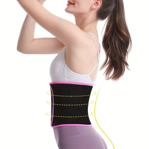 Ceinture de Protection de taille à ions argentés, élastique, multifonctionnelle, amincissante, respirante, avec poche pour téléphone