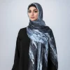 1 pièces aquarelle impression dame hijab femmes bohème doux islam ramadan musulman hijabs foulard femme châle enveloppement écharpe foulard