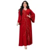 caftan eid robe de soirée longue pour femmes musulmanes, tenue élégante pour ramadan, dubaï, abaya, turquie, islam