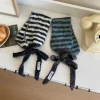 Écharpe rayée rétro pour femmes, foulard chaud d'hiver, protège oreilles pour dames, pour l'extérieur, résistant au froid, bandeaux