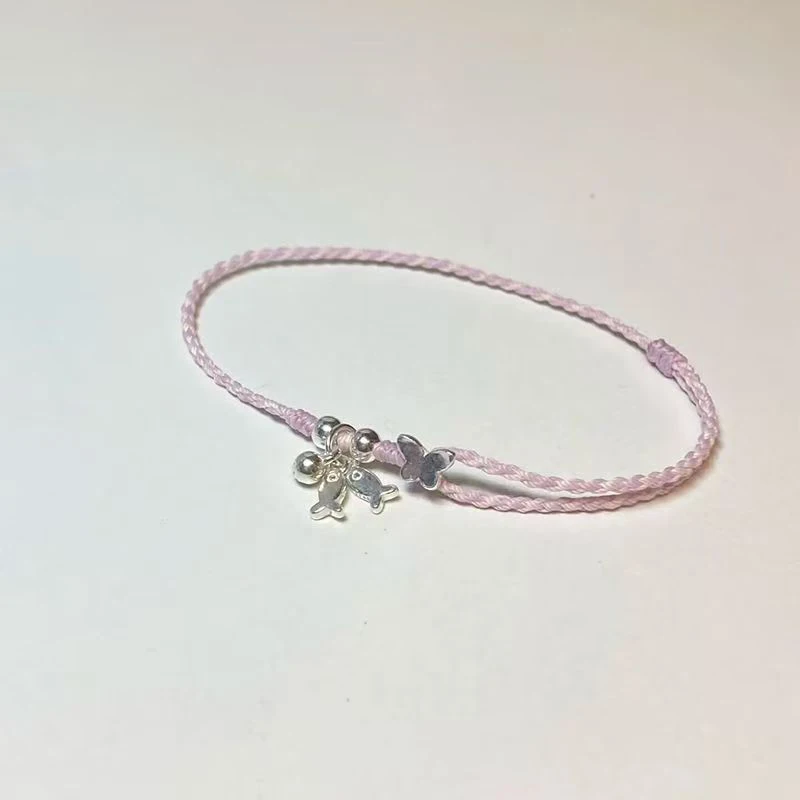 fish bracelet for women handmade woven colored rope boho wrap charm bracelet friendship popular jewelry