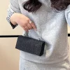 Mode élégant pochette femmes brillant chaîne épaule sac à bandoulière dames Chic Cocktail fête de mariage enveloppe sac de soirée