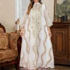 nouvelle robe à paillettes, ensemble deux pièces musulman pur élégant haut de gamme du moyen orient, design à la mode et confortable, adapté pour da