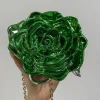 sacs à main de soirée à fleurs pour femmes, pochette, vente en gros, chaîne de luxe, petits sacs à main de dîner, pochette de mode pour filles