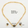ensemble de bijoux couleur or, pendentif magnétique, boucles d'oreilles, collier, cadeau romantique pour amoureux, fête pour femmes et filles, usage quotidien