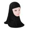 hijab amira pour petites filles, belles couleurs vives, écharpe islamique, couvre chef, côtes pour enfants de 2 à 5 ans, h363