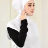 musulman islamique intérieur à capuche hijab femmes gilet de base sans manches chemises à bascule vêtements islamiques turquie arabe abaya hauts