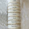 bracelets en or pour femmes, faits à la main, superposés, étanche, hypoallergénique, antirouille, bijoux pour femmes