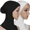 sous écharpe hijab casquette femmes stretch sous casquettes couleur unie hijab sous écharpe femme hijab casquette unisexe hijab chapeaux turbans pour les femmes