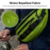 1pc fanny sac de pêche 11,8 pouces étanche résistant aux rayures en plein air sport pêche bandoulière taille pack sac fanny pack ceinture sac