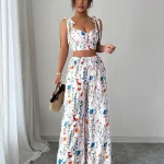 Ensemble deux pièces pour femmes, élégant et confortable pour un usage décontracté, parfait pour toute occasion, look tendance pour les femmes