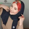 Hijab femme musulman ramadan abaya femme islam foulard musulmane pour femme bonnet soie de medine Abaya – foulard hijab de luxe en mousseline de soie pour femme musulmane, maillot, écharpe, bonnet, turban
