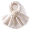 Écharpe en cachemire pour femmes, marque 100 pur cachemire, sensation haut de gamme, taille petite, protège cou court, perforé et à col croisé
