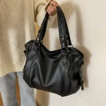 Femme Hobo sac à main grande capacité sacs à bandoulière grand style sac fourre-tout dames en cuir souple Hobos sacs de messager femmes Сумочки