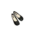 chaussures de style japonais tabi ninja pour femmes, chaussures plates en cuir confortables, mocassins fendus, mocassins en jean mary, chaussures de ballerine pour dames